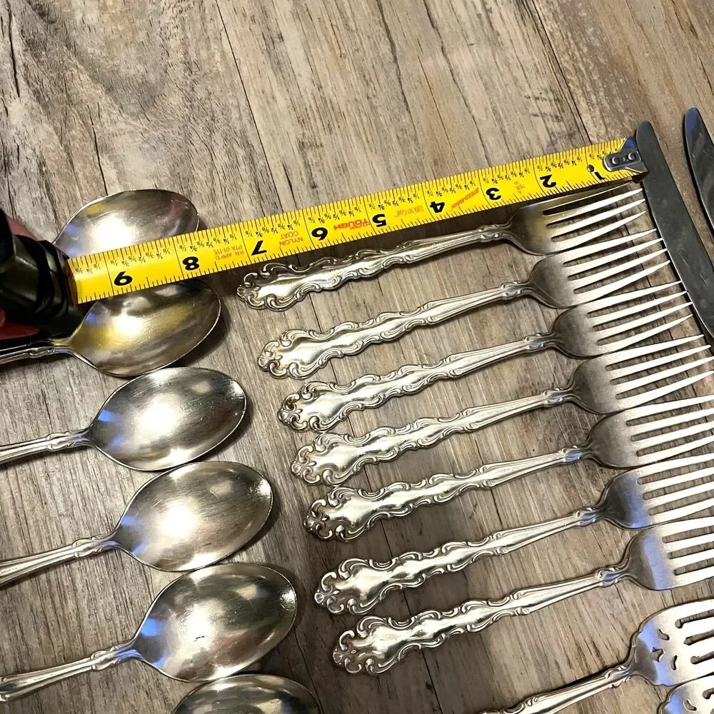Modern Baroque by Community Oneida Silverplate Flatware Service ~8 41 Pieces